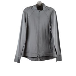OX Xersion Quick-Dri Gray Women's Sweatshirt Front Full Zip OX 051